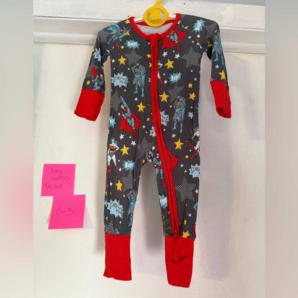 Little Sleepies Justice League Zippy